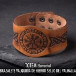 BRAZALETE VALQUIRIA DE HIERRO SELLO DEL VALHALLA