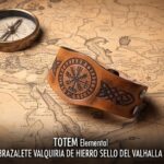 BRAZALETE VALQUIRIA DE HIERRO SELLO DEL VALHALLA
