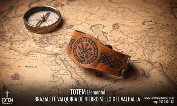 BRAZALETE VALQUIRIA DE HIERRO SELLO DEL VALHALLA