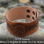 BRAZALETE VALQUIRIA DE HIERRO SELLO DEL VALHALLA