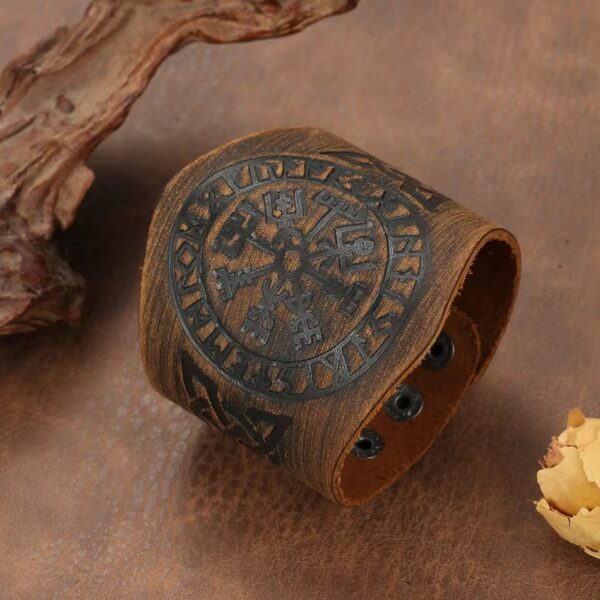 BRAZALETE VALQUIRIA DE HIERRO SELLO DEL VALHALLA