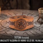BRAZALETE VALQUIRIA DE HIERRO SELLO DEL VALHALLA