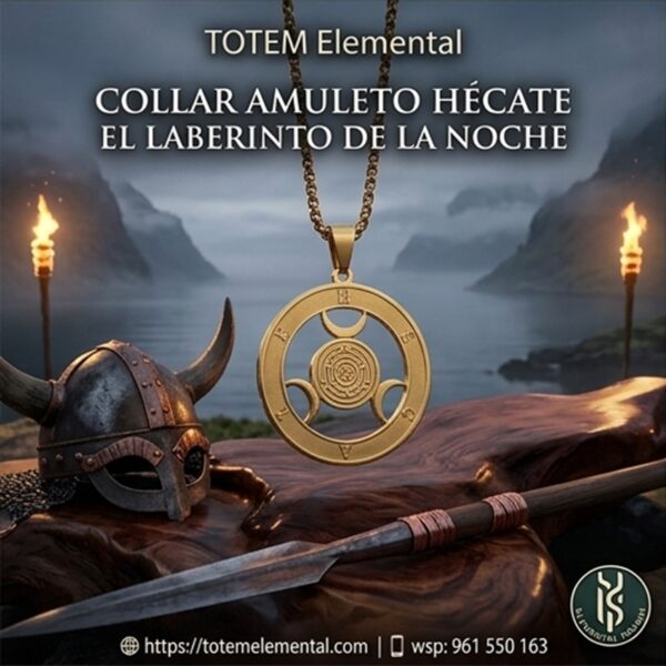 COLLAR AMULETO HÉCATE EL LABERINTO DE LA NOCHE1