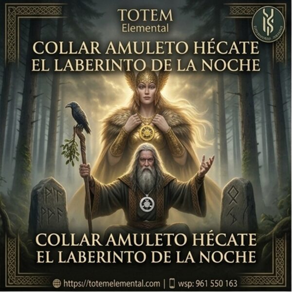 COLLAR AMULETO HÉCATE EL LABERINTO DE LA NOCHE1