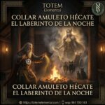 COLLAR AMULETO HÉCATE EL LABERINTO DE LA NOCHE1