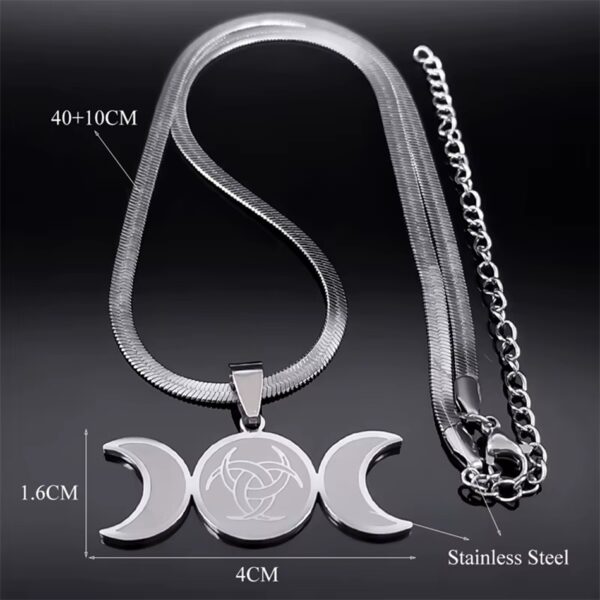 COLLAR SELLO DE LAS TRES LUNASDESCRIPCION