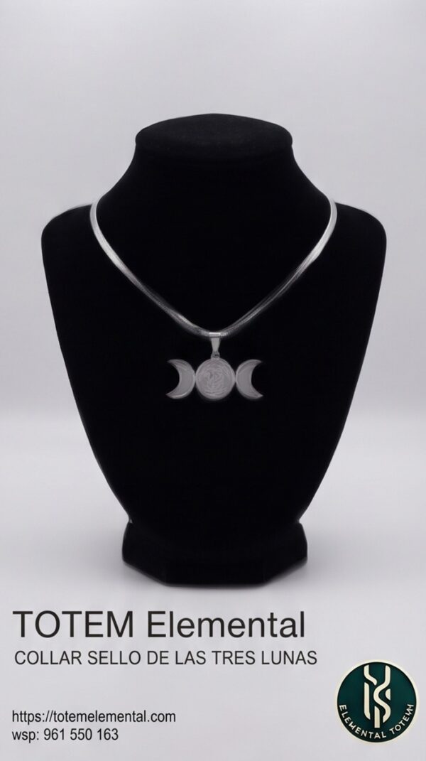 COLLAR SELLO DE LAS TRES LUNASDESCRIPCION
