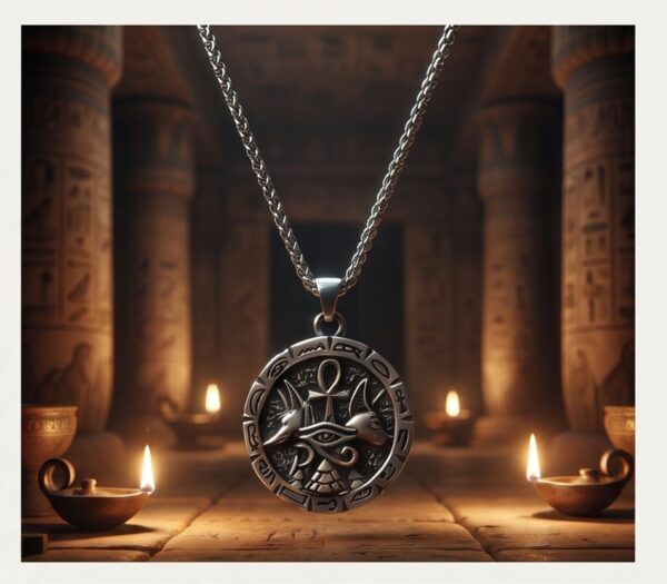 COLLAR SELLO DEL FARAÓN OJO DE ANUBIS : IMPERIO