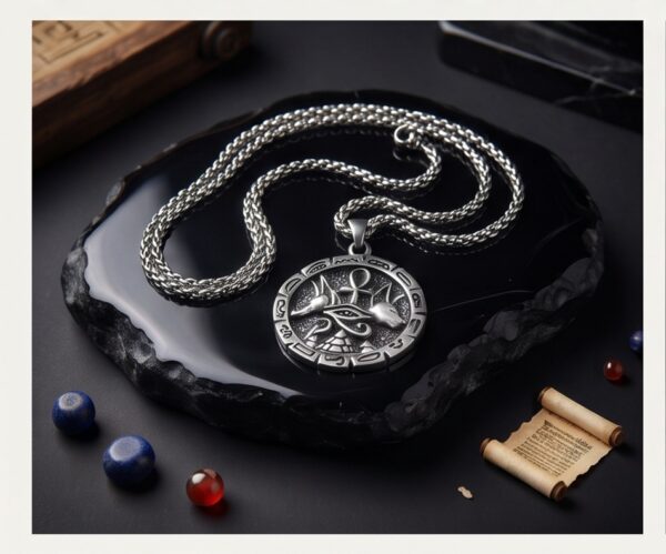 COLLAR SELLO DEL FARAÓN OJO DE ANUBIS : IMPERIO