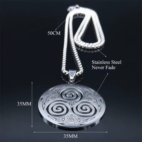 COLLAR TRISKELION EL VÓRTICE DE ODÍN
