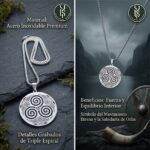 COLLAR TRISKELION EL VÓRTICE DE ODÍN