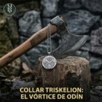 COLLAR TRISKELION EL VÓRTICE DE ODÍN