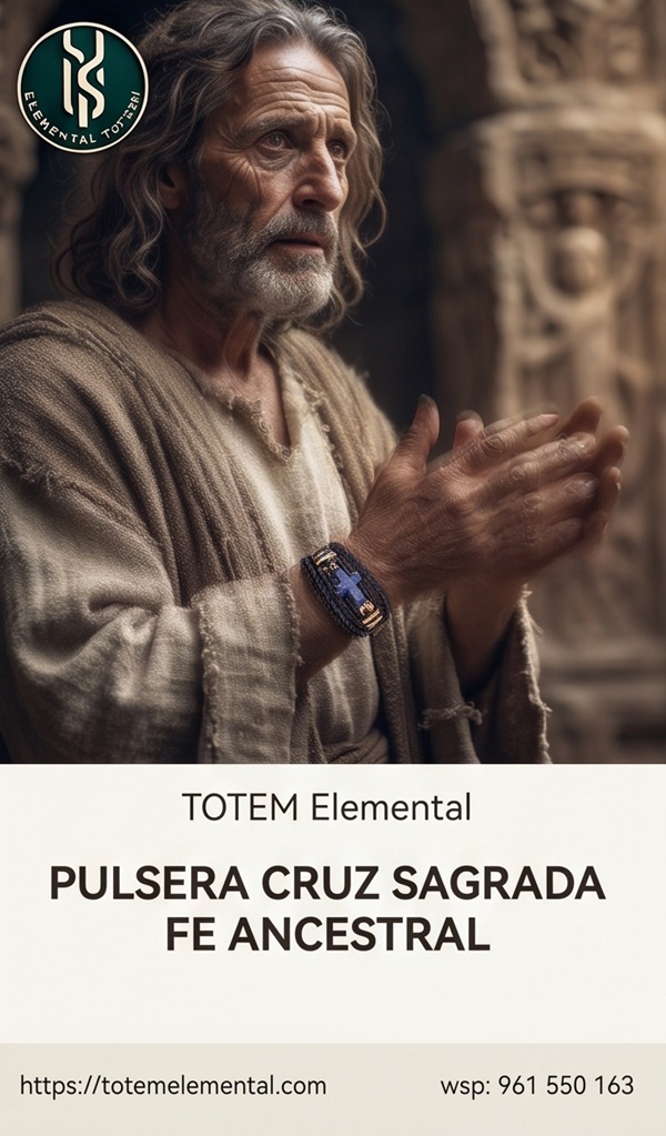 ✝️ PULSERA CRUZ SAGRADA FE ANCESTRAL : DEVOCIÓN ✝️