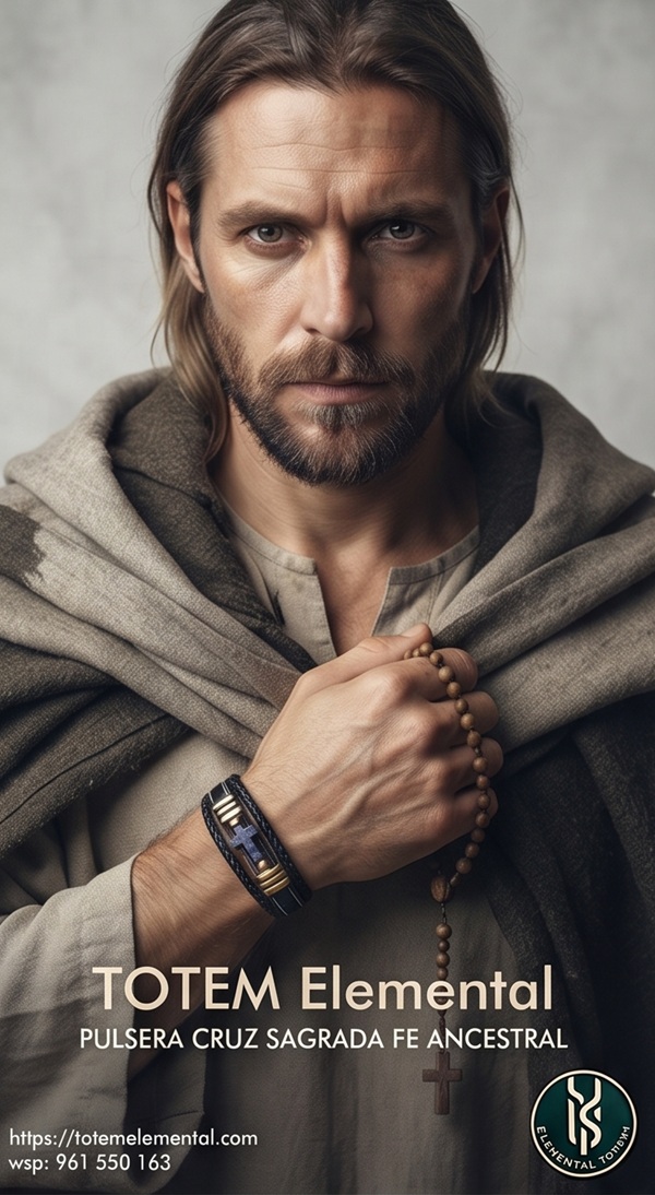 ✝️ PULSERA CRUZ SAGRADA FE ANCESTRAL : DEVOCIÓN ✝️