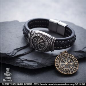 PULSERA YELMO RUNA DEL GUERRERO