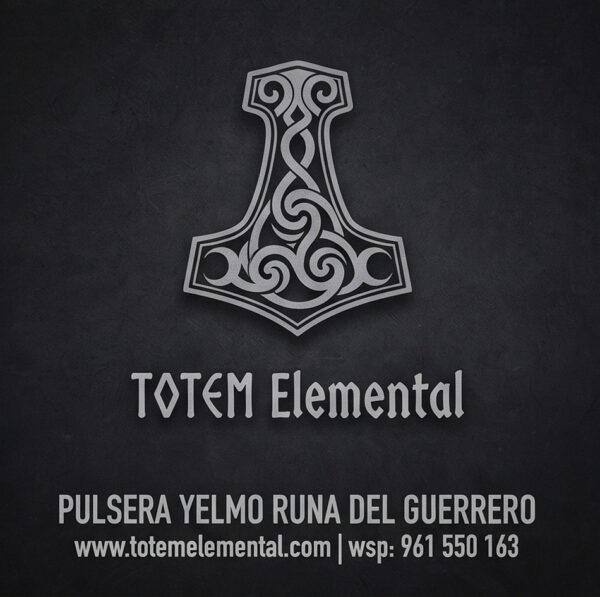 PULSERA YELMO RUNA DEL GUERRERO