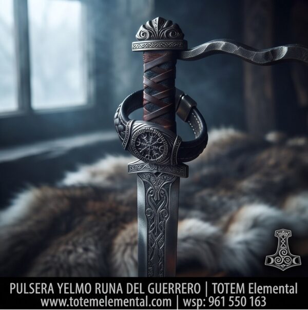 PULSERA YELMO RUNA DEL GUERRERO