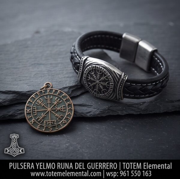 PULSERA YELMO RUNA DEL GUERRERO
