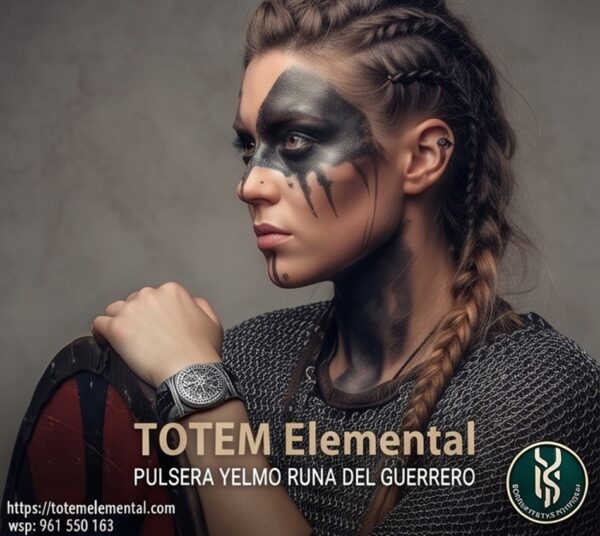 PULSERA YELMO RUNA DEL GUERRERO